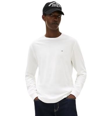 🤩 2er Pack Tommy Jeans Herren Langarmshirts Slim mit Rundhals für 35,69€ (statt 50€)   nur XS, S, XXL