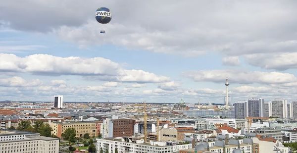 🚀 2 Tickets für den WELTBALLON mit Panorama Blick auf Berlin für 29€ (statt 64€)