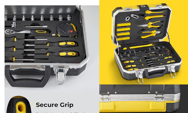 🛠️ ManoCraft 197943 Werkzeugkoffer 100 tlg CV für 59,95€ (statt 75€)