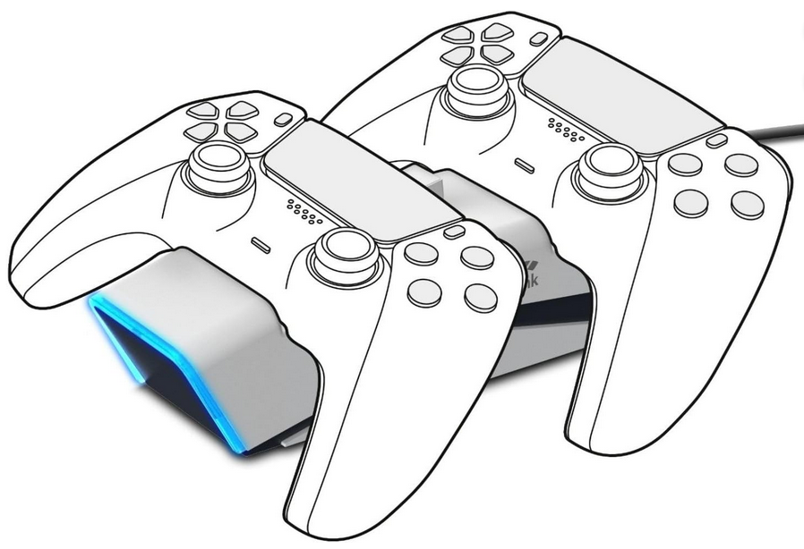 🎮🎮🔋 Speedlink PS5 Twindock dual Controller Ladestation für 8,99€ (statt 16€)