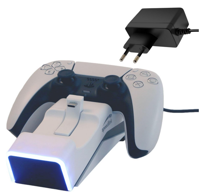 🎮🎮🔋 Speedlink PS5 Twindock dual Controller Ladestation für 8,99€ (statt 16€)