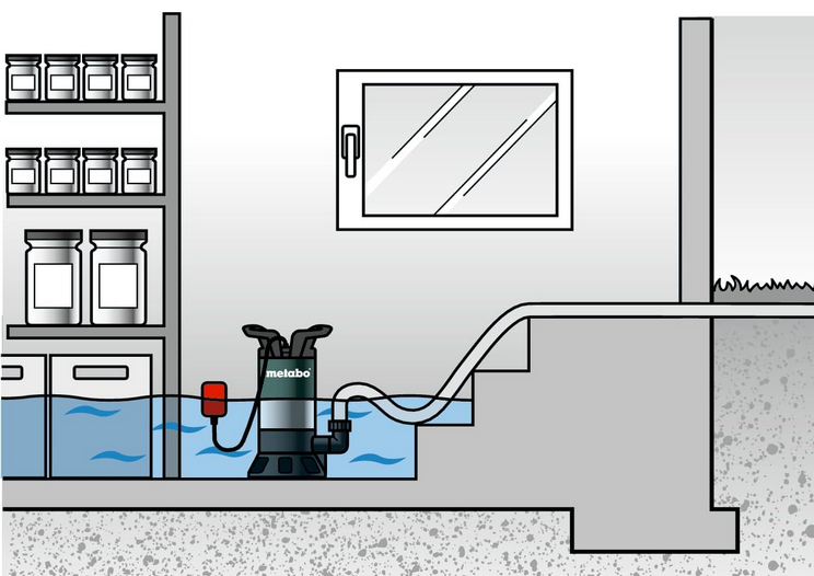 💦 Metabo PS 18000 SN Schmutzwasser Tauchpumpe 1.100W für 89,99€ (statt 119€)