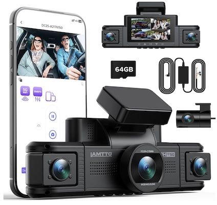 🚘 LAMTTO 4-Kanal Dashcam mit 360 Grad-Ansicht für 132,99€ (statt 180€)