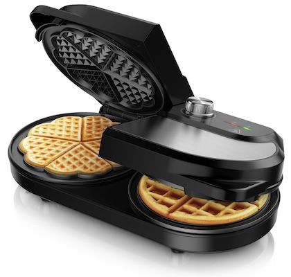 🧇 Arendo Doppel-Waffeleisen für Belgische Waffel & Herzform für 39,91€ (statt 48€)