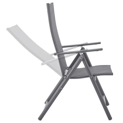 🏡 4er Set Juskys Gartenstuhl Calena in Anthrazit für 103,99€ (statt 156€)