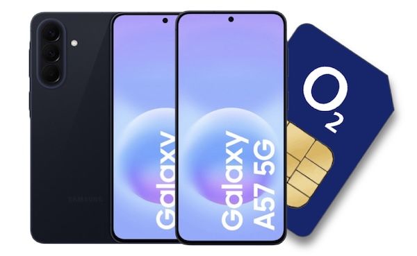 🤯📱 2x Samsung Galaxy A57 für 5€ + o2 Allnet 100GB für 29,99€ mtl.