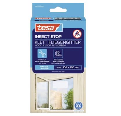 🦟 tesa Fliegengitter Standard weiß, 100 x 100 cm ab 4€ (statt 7€)
