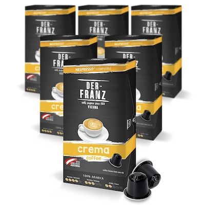 ☕️ 60x Der-Franz Nespresso kompatible Kaffee Kapseln Crema ab 13,29€ (statt 18€)