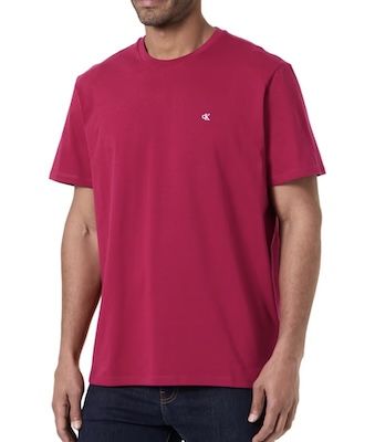 👕 Calvin Klein Classic Monogram Tee T-Shirt in „Rote Beete“ ab 11,47€ (statt 24€)
