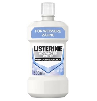 🦷 6x Listerine Advanced White milde Mundspülung, 500 ml für 13€ (statt 23€) 🦷 6x Listerine Advanced White milde Mundspülung, 500 ml für 13€ (statt 23€)