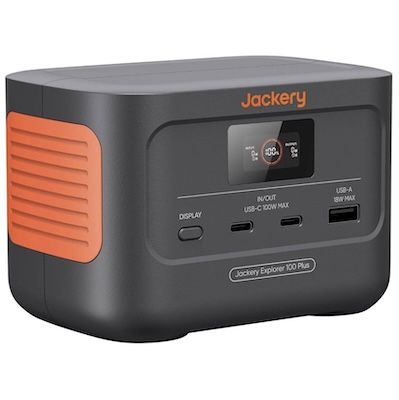 ⚡️ Jackery Explorer 100 Plus LiFePO4 Powerstation, 99Wh für 74€ (statt 87€)