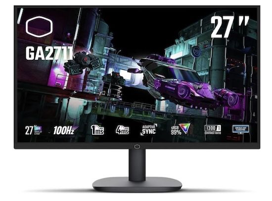 🖥️ Cooler Master GA2711   27 Zoll WQHD Monitor mit 100 Hz für 98,42€ (statt 129€)
