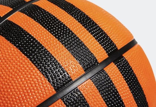 🏀 adidas 3 Streifen Rubber X3 Basketball, Größe 7 für 10,60€ (statt 22€)
