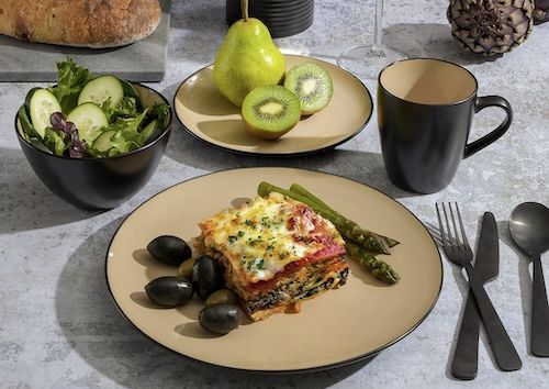 🍽️ Gibson Elite Soho Lounge Steingut Geschirr Set 16 tlg, rund für 31,50€ (statt 45€)