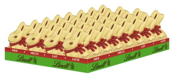 😳 1,6 kg Lindt Goldhasen (32 x 50g) für 19,43€ (statt 53€)