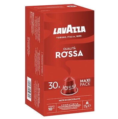 ☕️ 30er Pack Lavazza Espresso Qualita Rossa Kapseln, Nespresso kompatibel für 7€ (statt 11€)