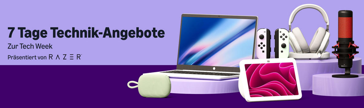 👍💥 Amazon: 7 Tage Technik Angebote z.B. Lenovo IdeaPad Notebook 16/512GB für 549€ (statt 699€)