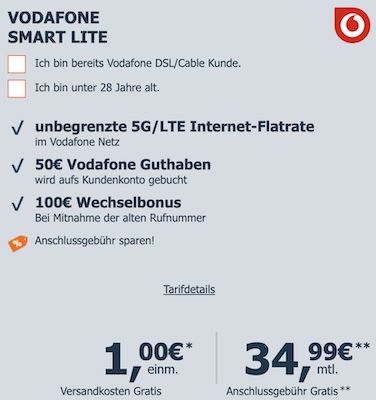 🔥 PlayStation 5 Slim Disc nur 1€ + Vodafone Unlimited 5G für 34,99€ mtl. + 150€ Bonus