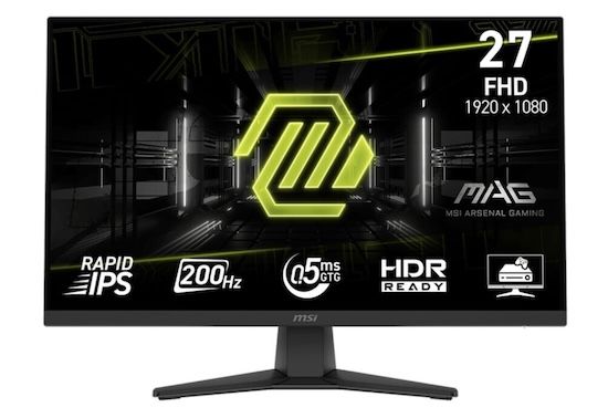🖥️ MSI MAG 272FDE   27 Zoll FHD Gaming Monitor mit 200 Hz für 99€ (statt 136€)