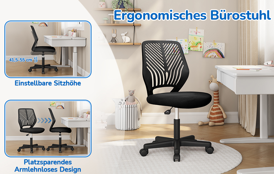 Yaheetech höhenverstellbarer Bürostuhl für nur 35,99€ (statt 50€)