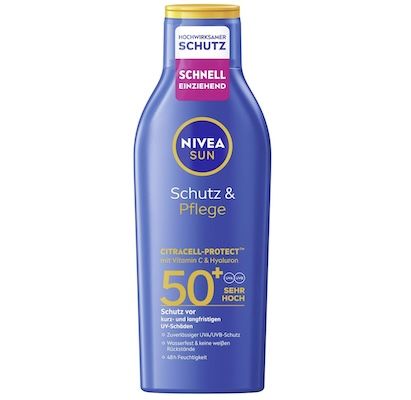 ☀️ NIVEA SUN Schutz & Pflege Sonnenlotion 200ml LSF 50+ ab 6,25€ (statt 9€) – uvm.!