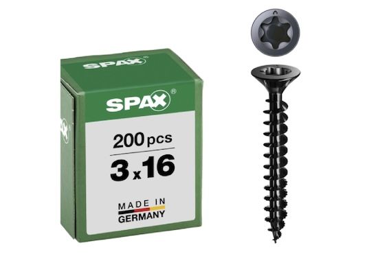 🪛 200x Spax Senkkopf Universalschraube, 3x16mm ab 3,99€ (statt 10€)