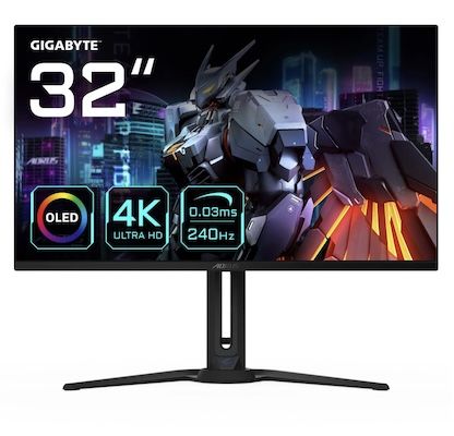 🖥️ GigaByte AORUS FO32U2 – 32 Zoll OLED Gaming-Monitor, 240Hz für 571,89€ (statt 699€)