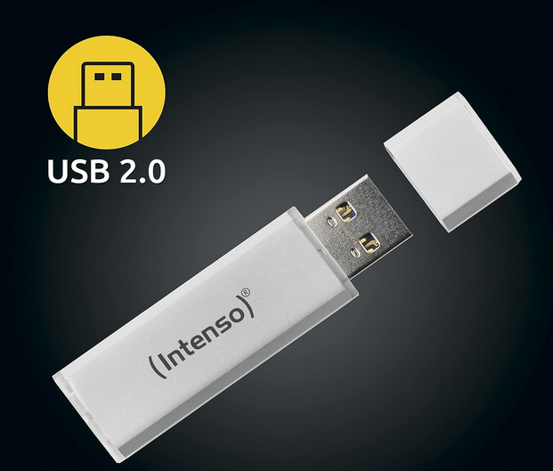 🔓 Intenso Alu Line 32GB USB2 Speicherstick für 4,99€ (statt 10€)
