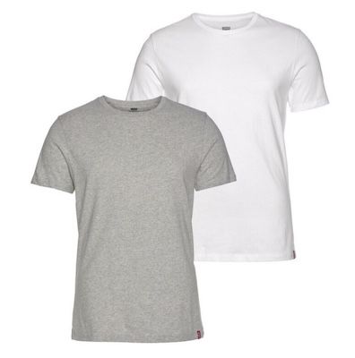 👕 2er Pack Levi’s Herren Slim Crewneck Tee T-Shirt ab 14,41€ (statt 25€)