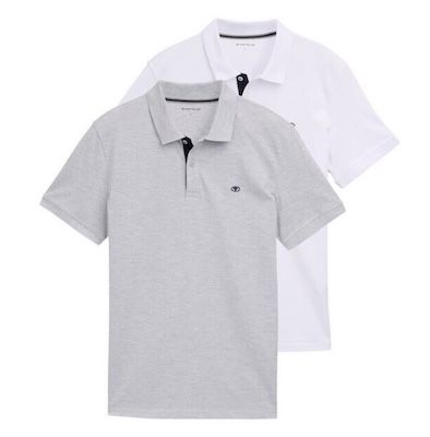 👕 2er Pack Tom Tailor Herren Poloshirts ab 17€ (statt 29€)