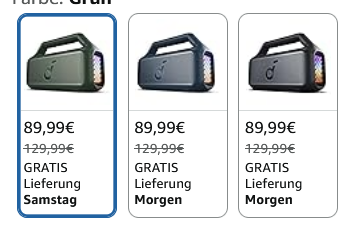 🔊 soundcore by Anker Boom 2 Outdoor Lautsprecher mit 24h Akku für 89,99€ (statt 100€)