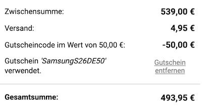 📱 Samsung Galaxy S26 (512GB) für 493,95€ + Telekom Allnet 30GB nur 19€ mtl. + 40€ Bonus
