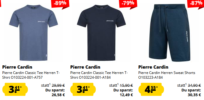 👕 SportSpar: Pierre Cardin Final Sale ab 3,41€ - VSK frei ab 60€ 👕 SportSpar: Pierre Cardin Final Sale ab 3,41€ VSK frei ab 60€