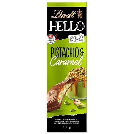 🍫 4 x Lindt Hello Pistazie & Caramel Tafel ab 10€ (statt 16€)   Joybuy Neukunden