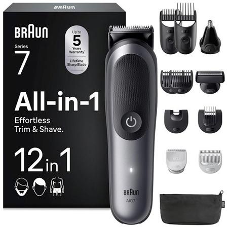 🪒 Braun All-in-One Series 7, 12-in-1 Rasierer für 66,99€ (statt 77€)