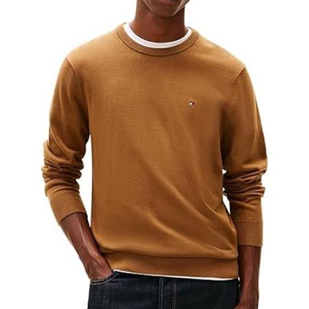 👕 Tommy Hilfiger Flag Embroidery Crew Neck Pullover für 49€ (statt 86€)