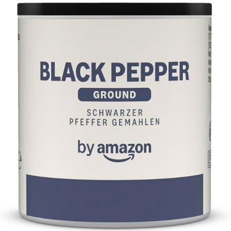🍲 4x by Amazon Schwarzer Pfeffer, gemahlen, je 50g ab 3,20€