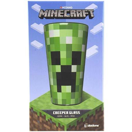 🥤 Minecraft Creeper Glasbecher, 400 ml für 6,54€ (statt 10€)
