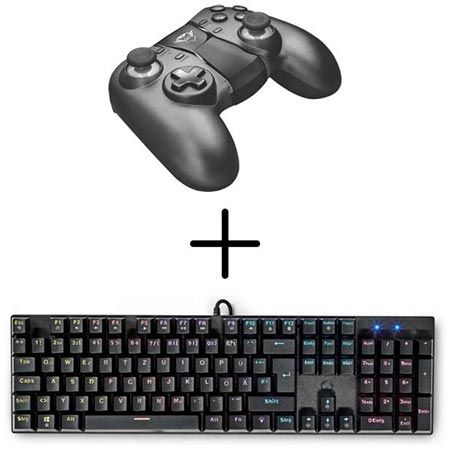 ⌨️ Nedis Mechanische Gaming Tastatur + 🎮 Trust Controller für 19,80€ (statt 59€)
