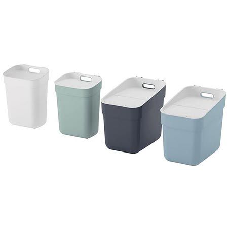 🗑️ Curver Mülleimer Set mit 2x10L + 2x20L, stapelbar für 29,95€ (statt 60€)