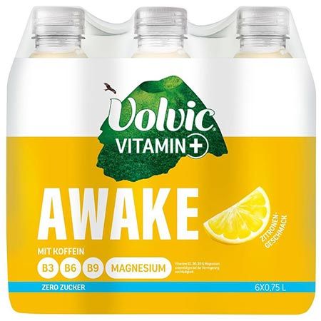 🍋 6er Pack Volvic Vitamin+ Awake Zitrone, 0,75L ab 6,35€ (statt 12€) – Nur 1€ pro Flasche