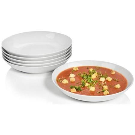 🥣 6er Pack Sänger New Port Porzellan Suppenteller, tief, 450ml für 29,74€ (statt 45€)
