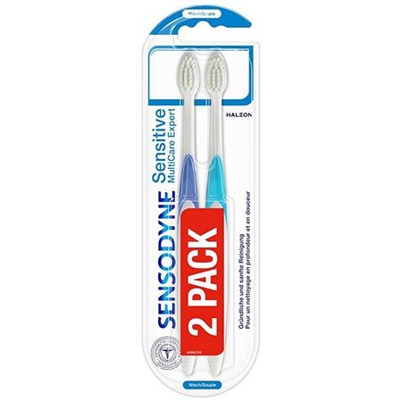 🪥 2er Pack Sensodyne Sensitive MultiCare Expert Zahnbürste ab 2,97€ (statt 7€)