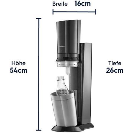 🚰 SodaStream Crystal 3.0 Sprudler + 2x CO2-Zylinder & 2x Glaskaraffen für 99,99€ (statt 135€) 🚰 SodaStream Crystal 3.0 Sprudler + 2x CO2 Zylinder & 2x Glaskaraffen für 99,99€ (statt 135€)