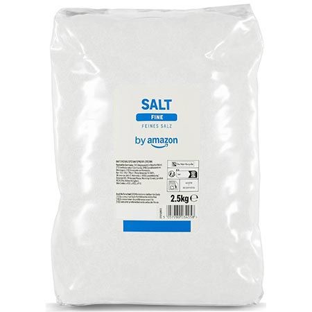 🧂 2,5kg by Amazon Feines Salz für 1,41€   nur 0,56€ pro Kilo!