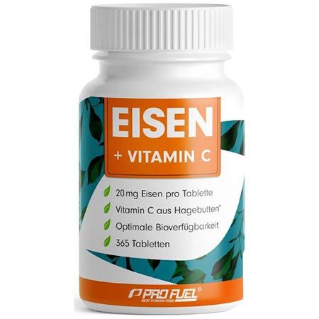 💊 365er Pack Pro Fuel Eisen + Vitamin C Tabletten für 8,45€ (statt 14€)
