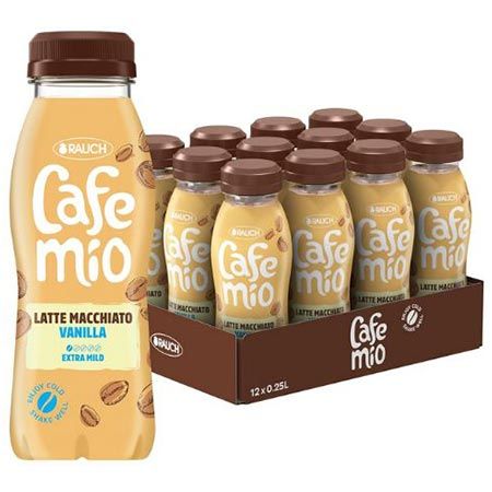 ☕ 12er Pack Rauch Cafemio Latte Macchiato Vanilla Eiskaffee ab 14,60€ (statt 19€)