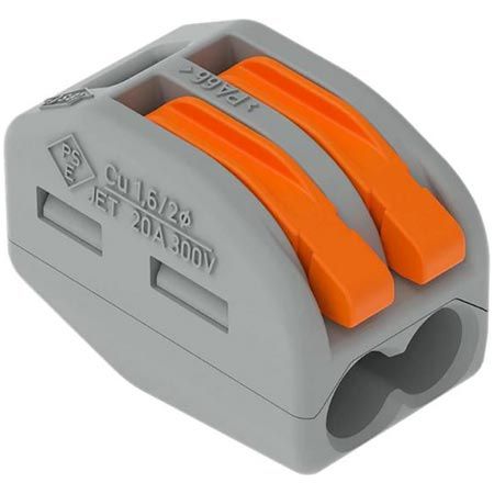 🔌 50er Pack Wago Classic 2-Leiter Verbindungsklemmen bis 4mm² für 9,99€ (statt 16€)