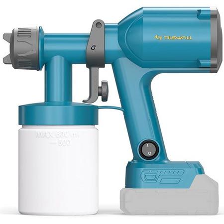 🫟 Tilswall Akku Farbsprühsystem mit 2 Düsen & 3 Sprühmuster für 19,99€ (statt 40€)