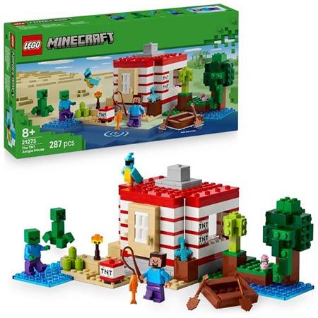 🧱 LEGO 21275 Minecraft Das TNT-Dschungelhaus für 20,79€ (statt 25€)